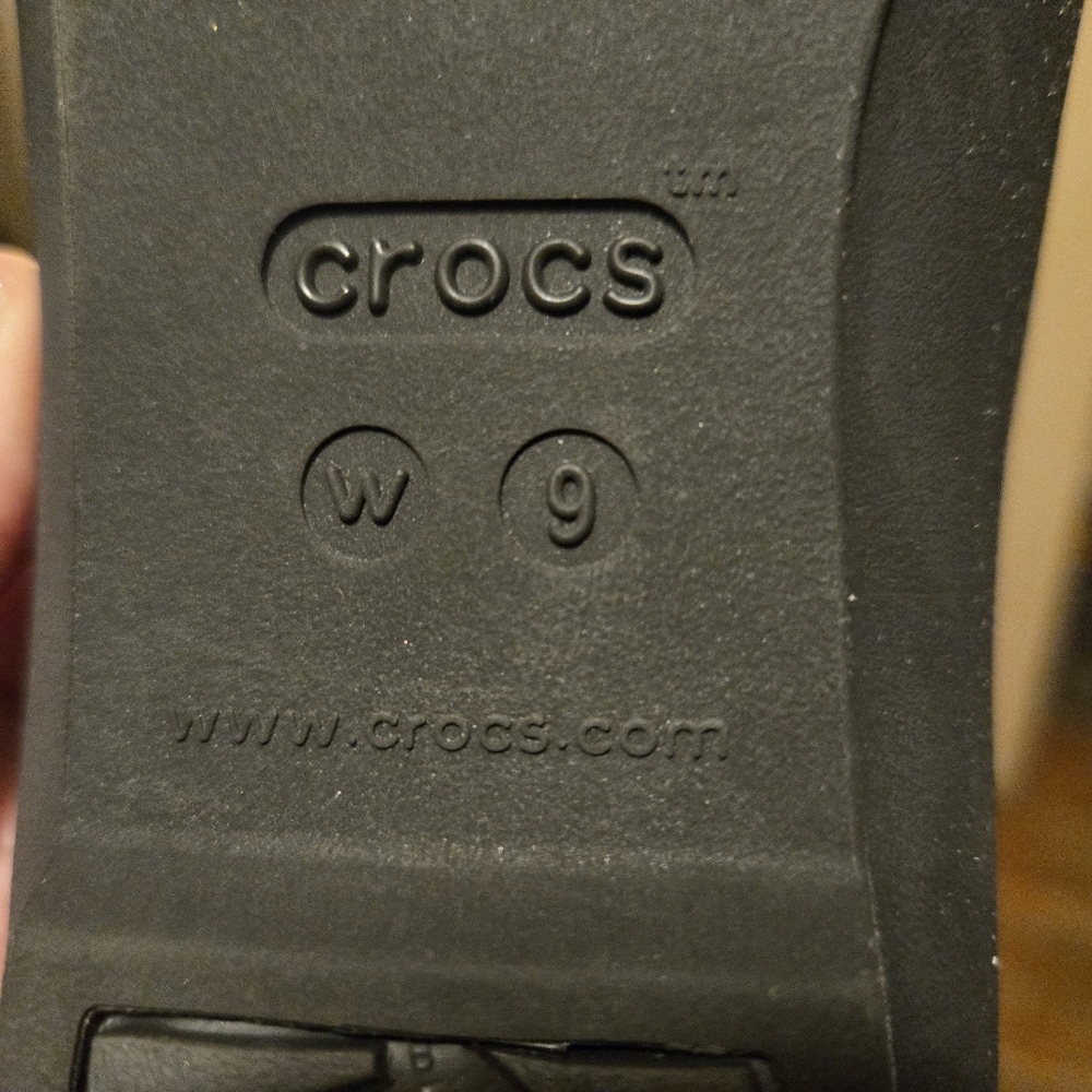 CROCS Women's Elegant Dark Gray Loafers - Picture 5 of 6
